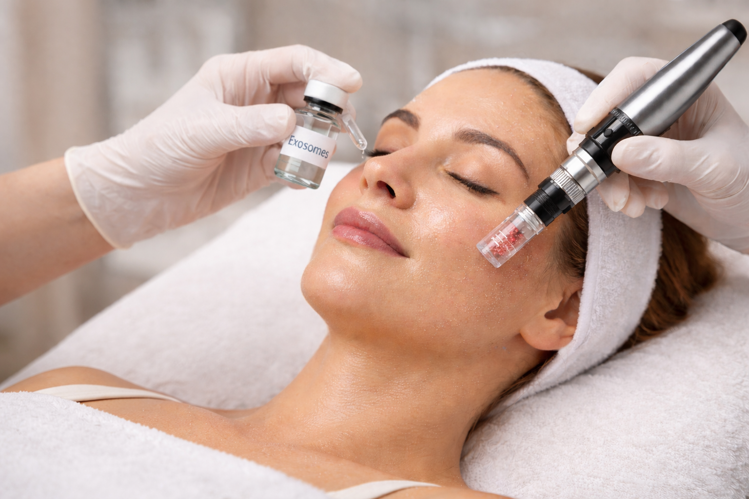 Microneedling + Exosomes
