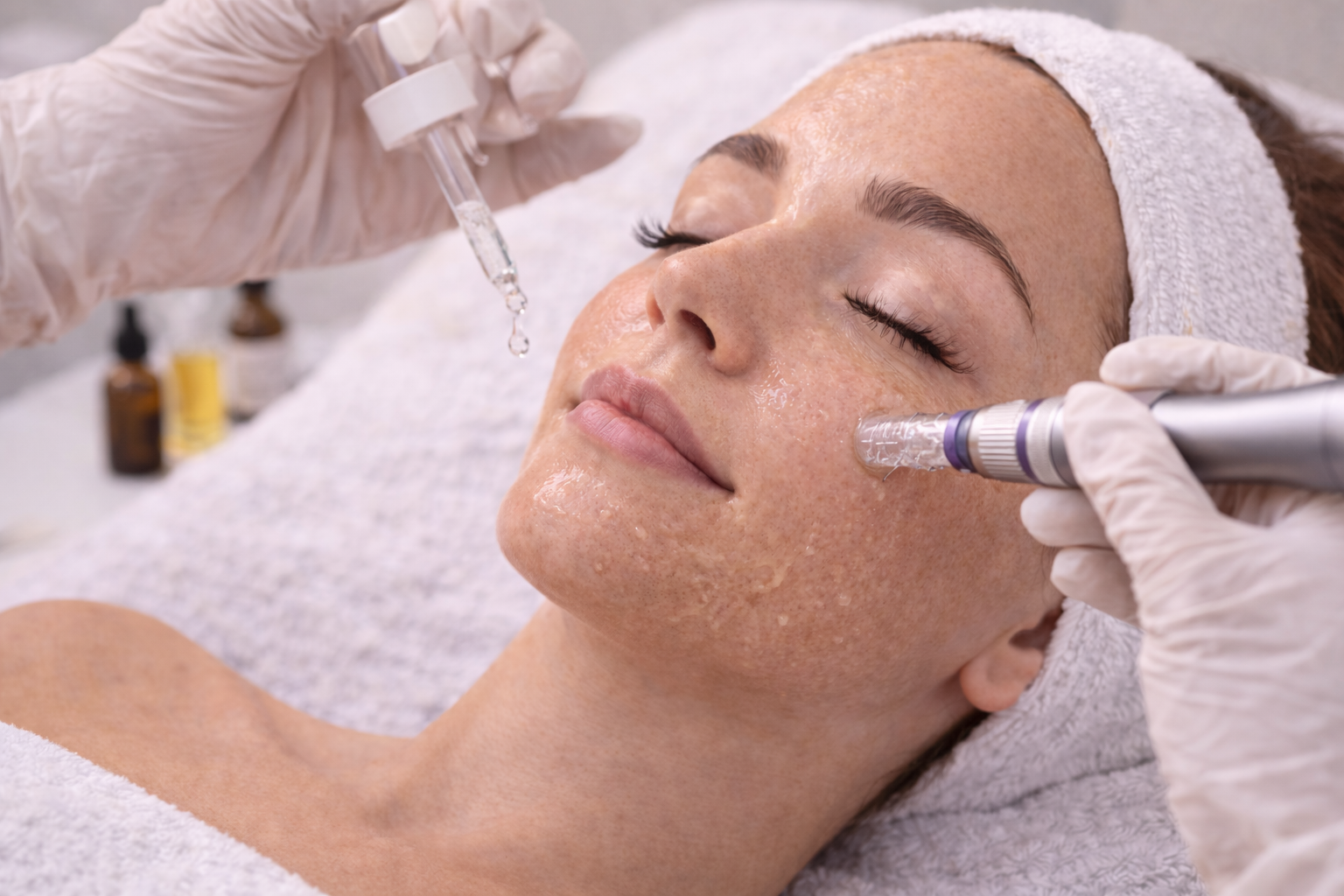 Microneedling + HA treatment